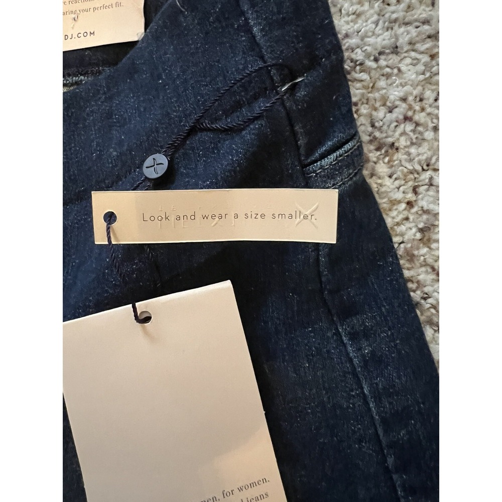 NYDJ Womens Marilyn Blue High Rise Pull On Straight Leg Jeans Sz 1XL - Picture 4 of 6